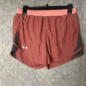 Under Armour Women's Coral Athletic Shorts slightly used no tags